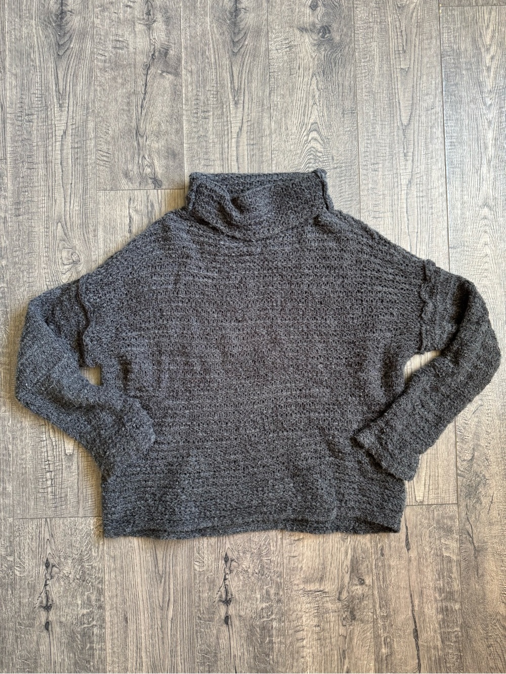 Aerie Chillside Turtleneck- Charcoal- Size Small